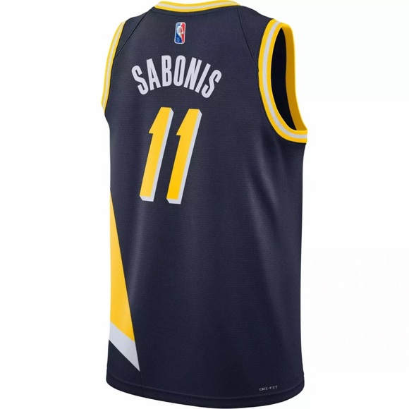 New Domantas Sabonis Indiana Pacers Nike 2021/22 City Edition Swingman Jersey - Picture 3 of 4